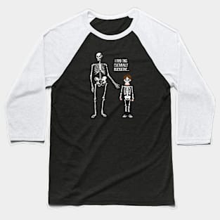 Sensitive Skeleton Baseball T-Shirt